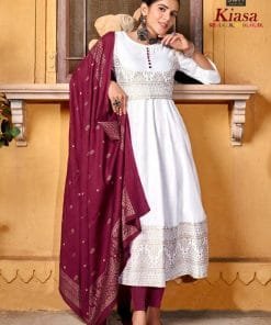 Kiasa Vol 3 Smit Creation Wholesale Gown With Dupatta