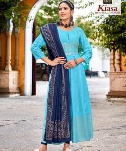 Kiasa Vol 3 Smit Creation Wholesale Gown With Dupatta