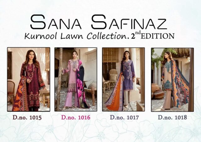 Kurnool Lawn Collection 2nd Edition Sana Safinaz
