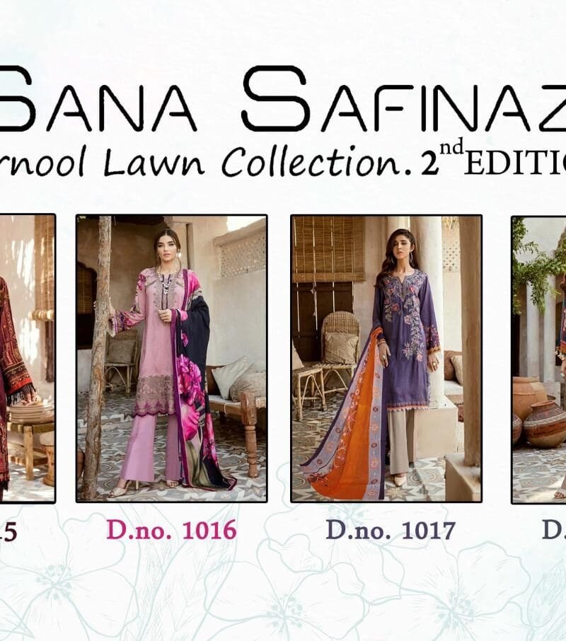 Kurnool Lawn Collection 2nd Edition Sana Safinaz