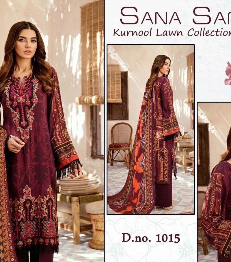 Kurnool Lawn Collection 2nd Edition Sana Safinaz