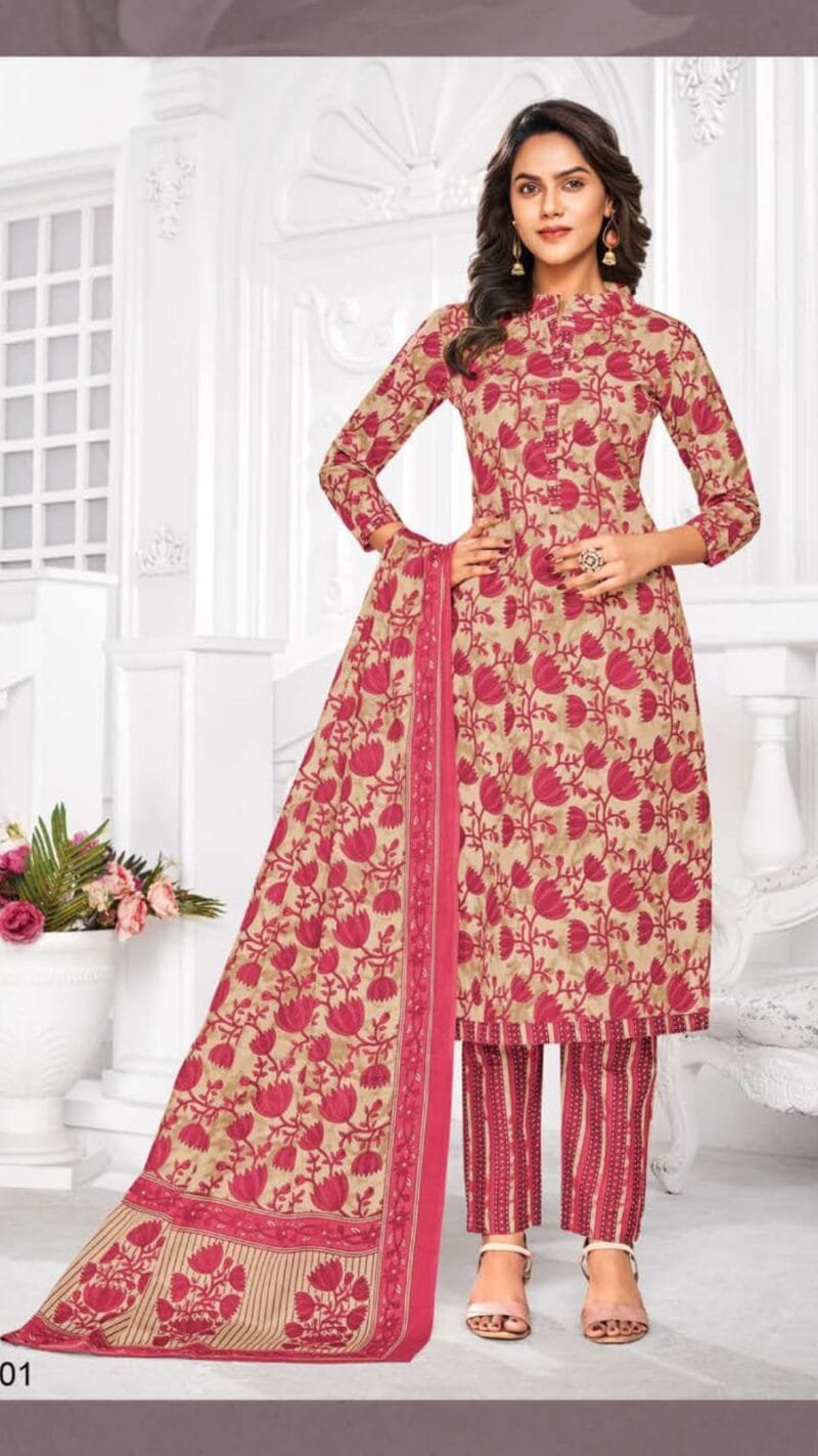 Laado Vol 66 Wholesale Cotton Dress Material