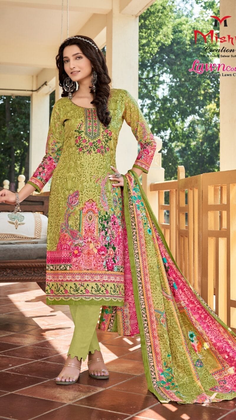 Lawn Cotton Vol 7 Mishri Creation Wholesale Cotton Dress Material