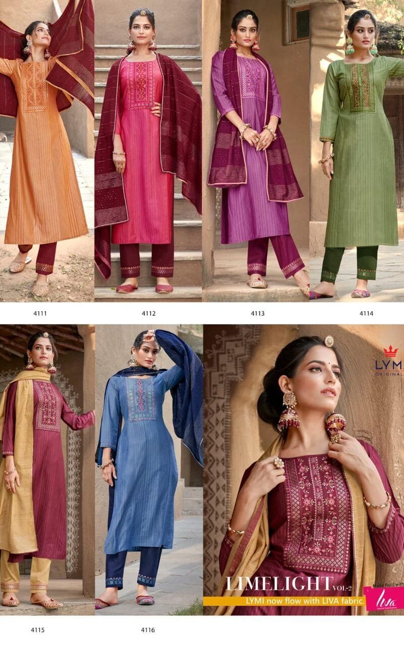 Limelight Vol 2 Rangoon Readymade Salwar Kameez