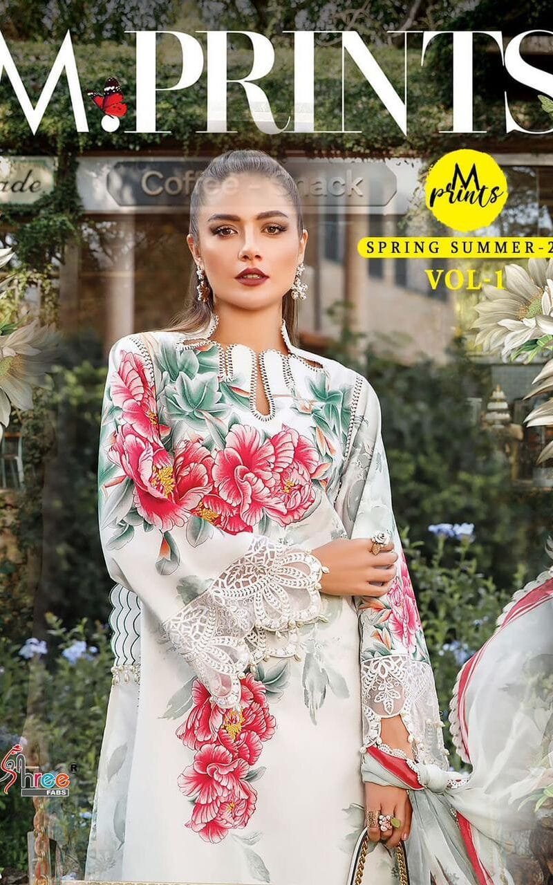 M Print Spring Summer-23 Vol 1 Shree Fab Pakistani Suits