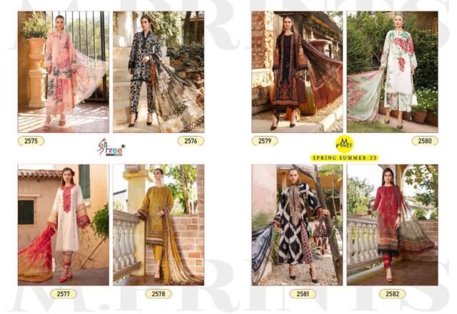 M Print Spring Summer-23 Vol 1 Shree Fab Pakistani Suits