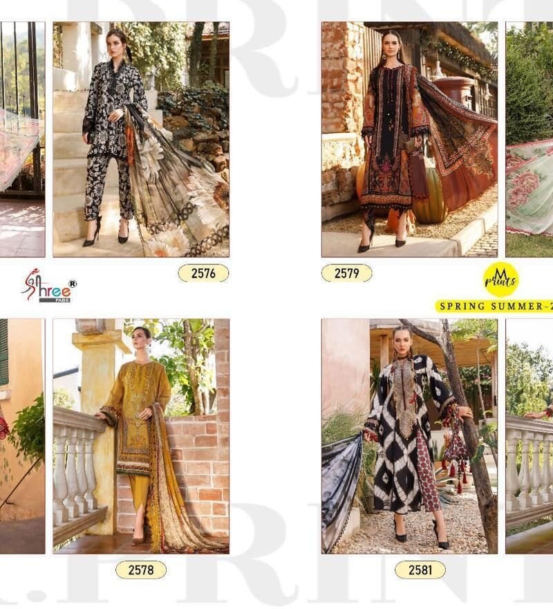 M Print Spring Summer-23 Vol 1 Shree Fab Pakistani Suits