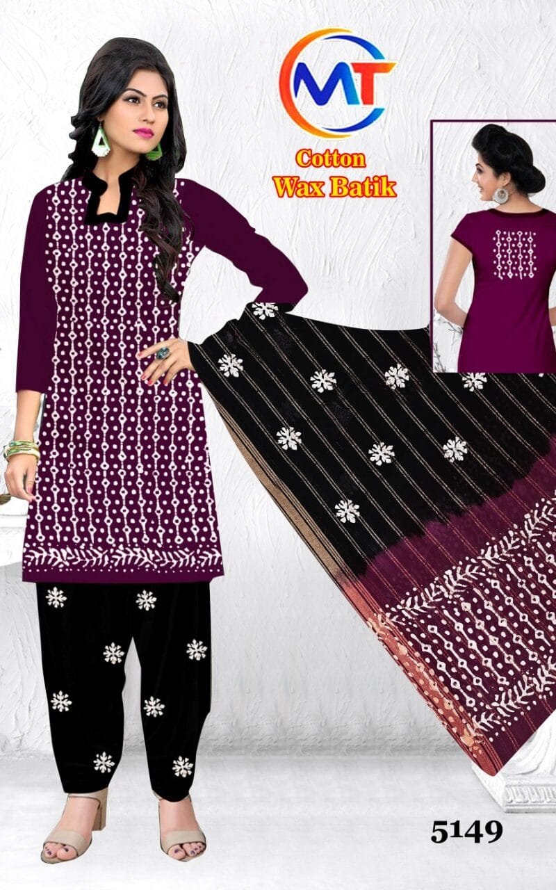 MT Cotton Wax Batik Wholesale Cotton Dress Material