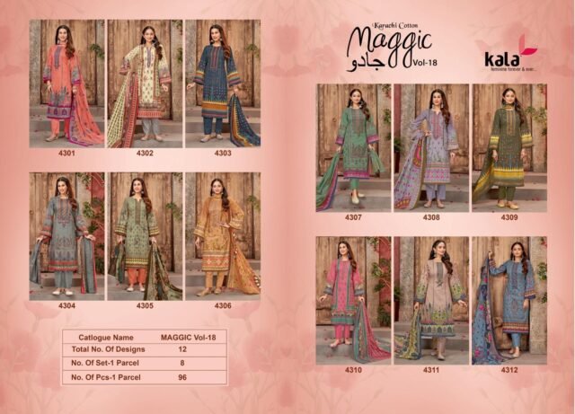 Maggic Vol 18 Tarika Creation Wholesale Cotton Dress Material