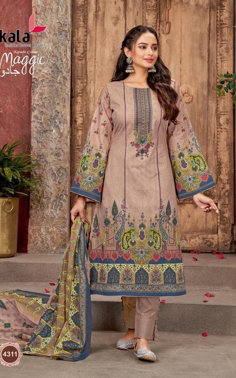 Maggic Vol 18 Tarika Creation Wholesale Cotton Dress Material