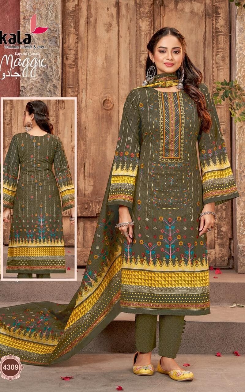Maggic Vol 18 Tarika Creation Wholesale Cotton Dress Material