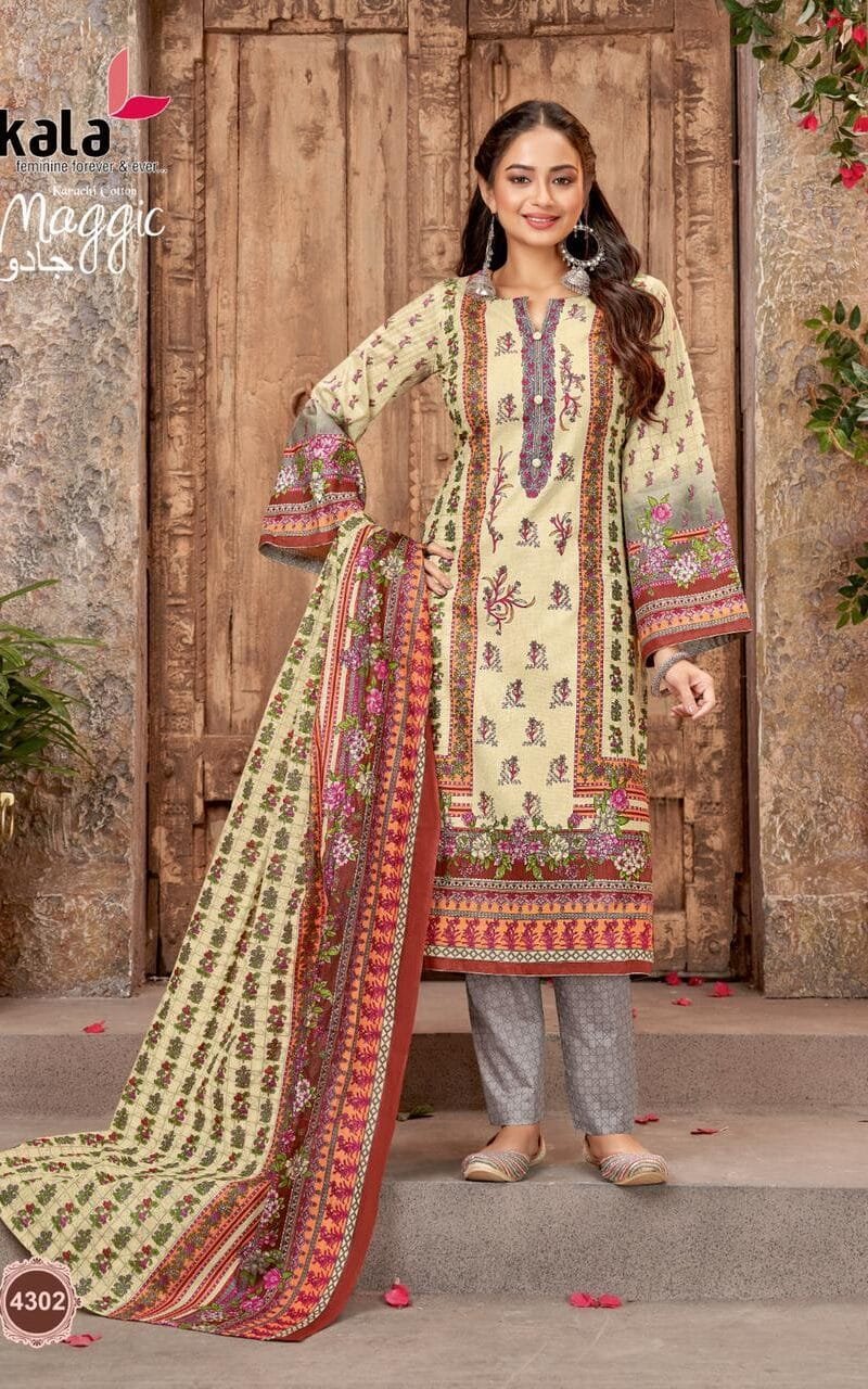 Maggic Vol 18 Tarika Creation Wholesale Cotton Dress Material