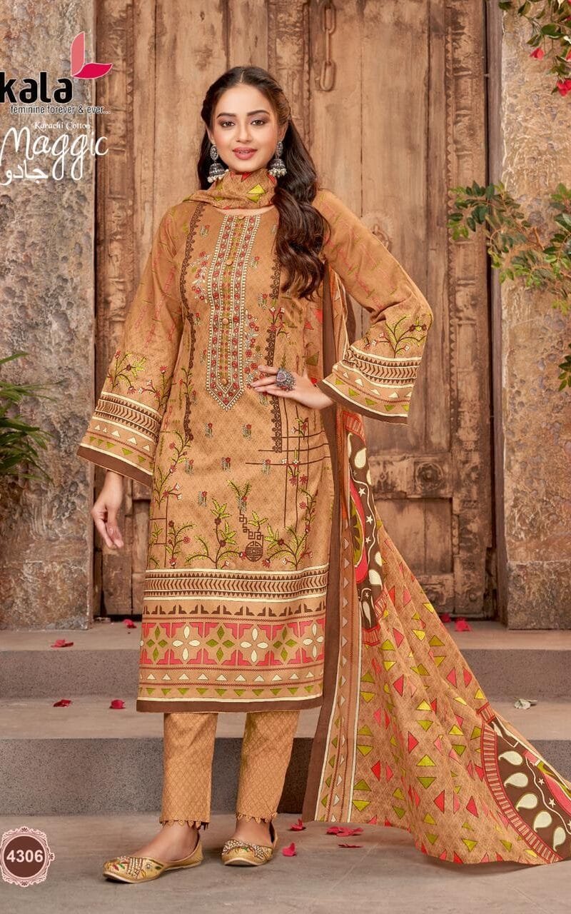 Maggic Vol 18 Tarika Creation Wholesale Cotton Dress Material