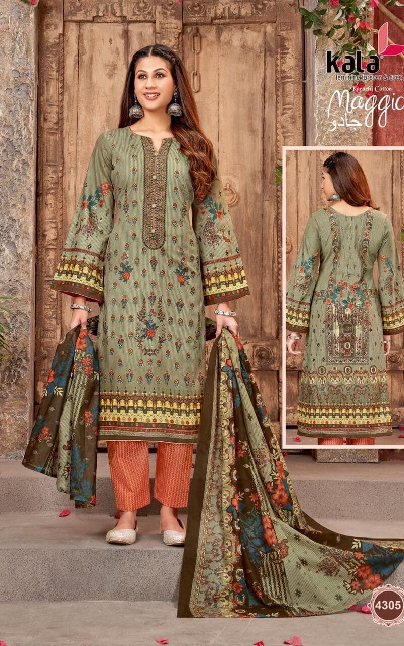 Maggic Vol 18 Tarika Creation Wholesale Cotton Dress Material