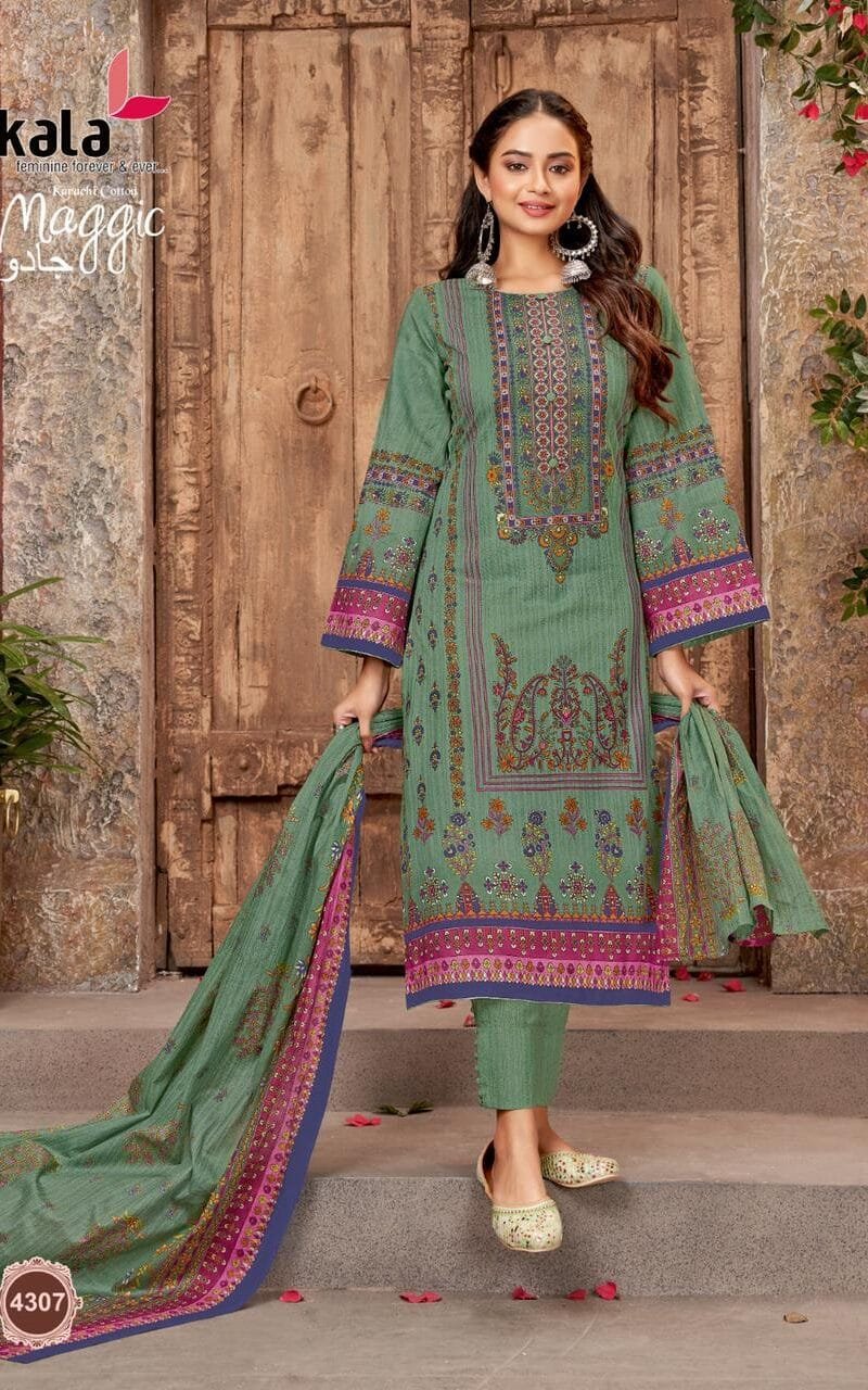 Maggic Vol 18 Tarika Creation Wholesale Cotton Dress Material