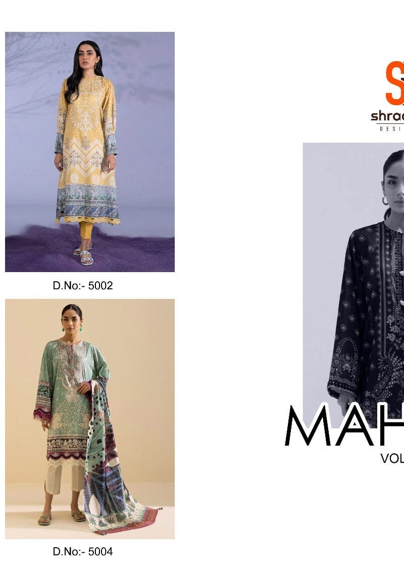 Mahgul Vol 5 Shraddha Wholesale Pakistani Salwar Suits
