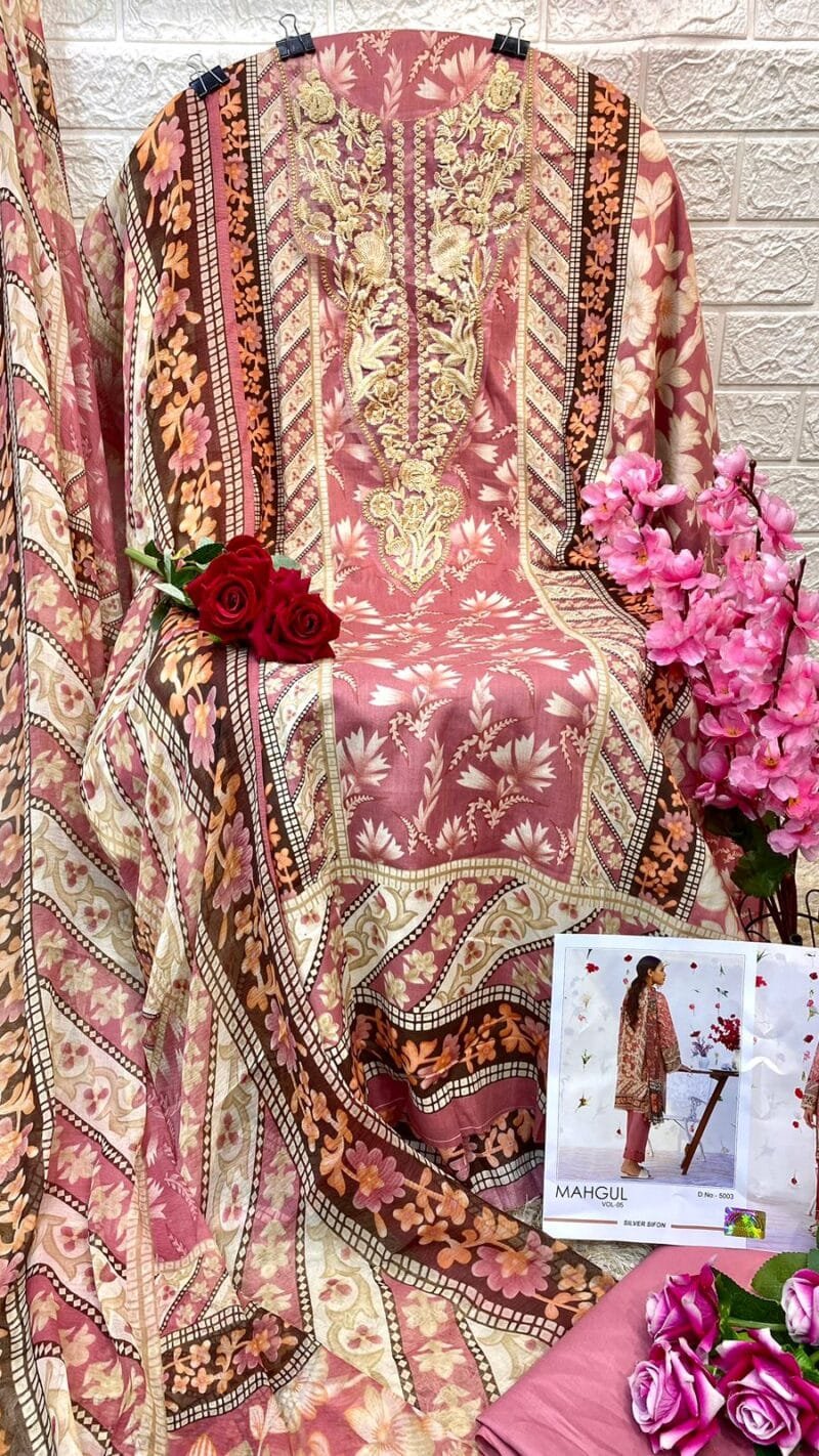 Mahgul Vol 5 Shraddha Wholesale Pakistani Salwar Suits