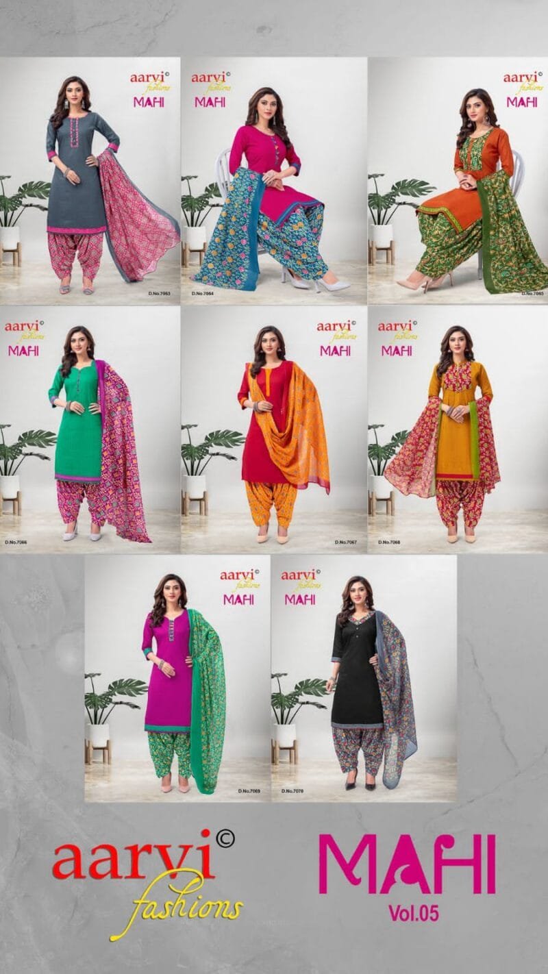 Mahi Vol 5 Aarvi Fashion Readymade Salwar Suit