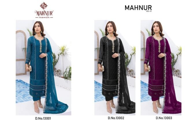 Mahnur Vol 13 Mahnur Fashion Pakistani Salwar Suits
