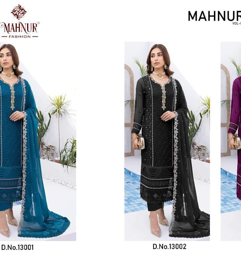 Mahnur Vol 13 Mahnur Fashion Pakistani Salwar Suits