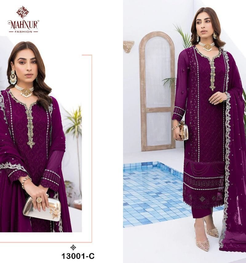 Mahnur Vol 13 Mahnur Fashion Pakistani Salwar Suits