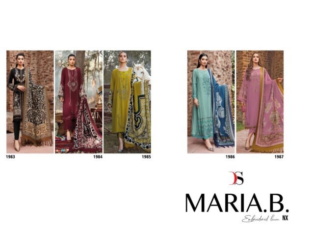 Maria B Embroidered Lawn Nx Deepsy Pakistani Salwar Suits