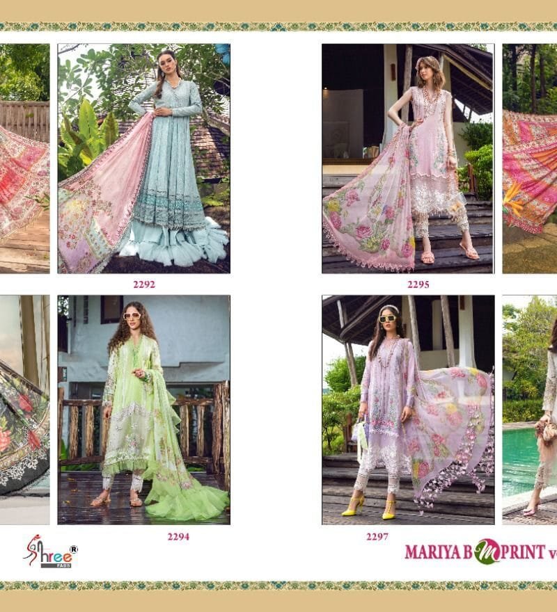 Mariya B Mprint Vol 13 Shree Fab Pakistani Salwar Suits