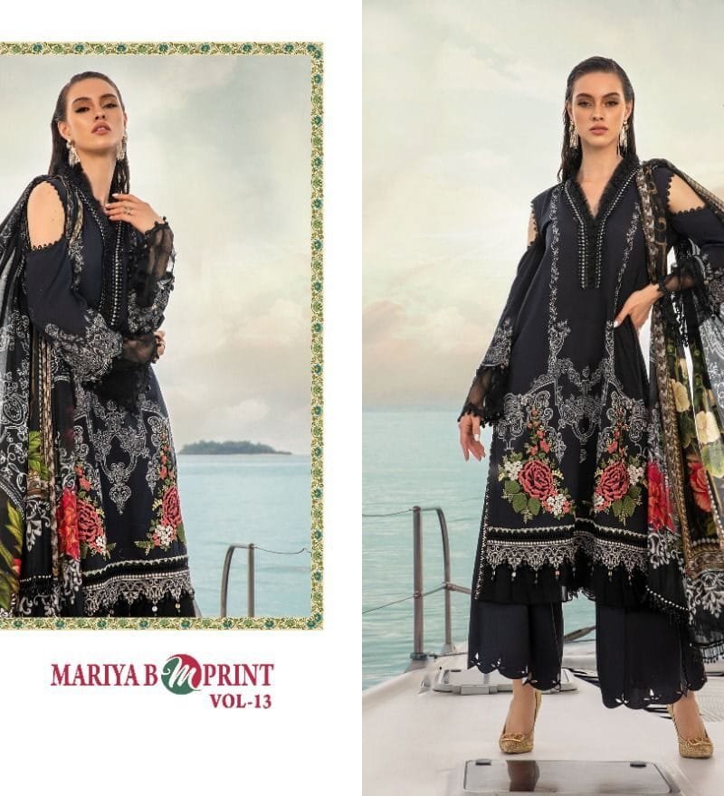 Mariya B Mprint Vol 13 Shree Fab Pakistani Salwar Suits