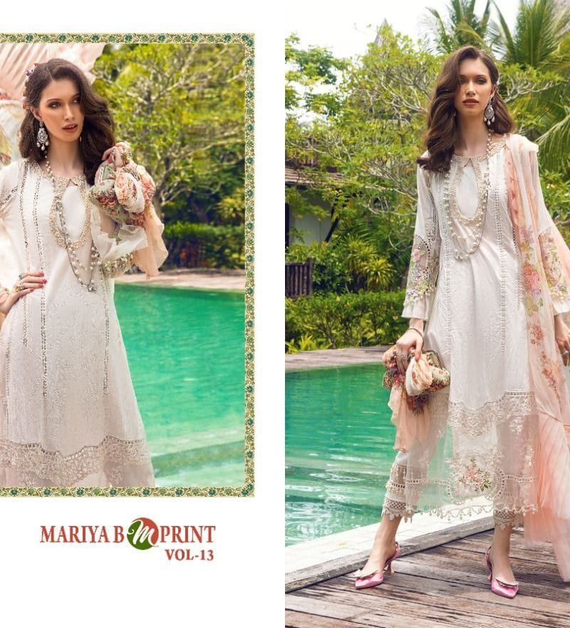 Mariya B Mprint Vol 13 Shree Fab Pakistani Salwar Suits