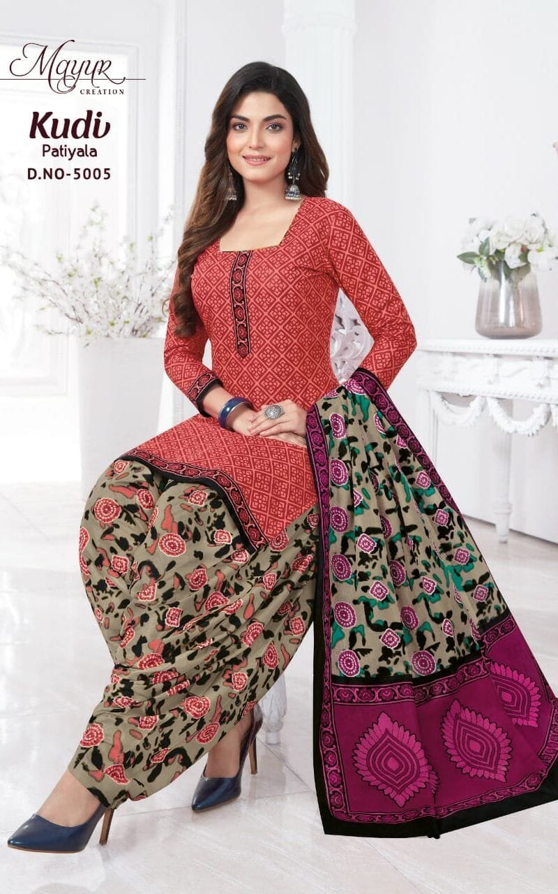 Mayur Kudi Patiyala Vol 5 Wholesale Cotton Dress Material