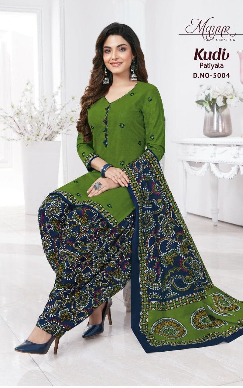 Mayur Kudi Patiyala Vol 5 Wholesale Cotton Dress Material