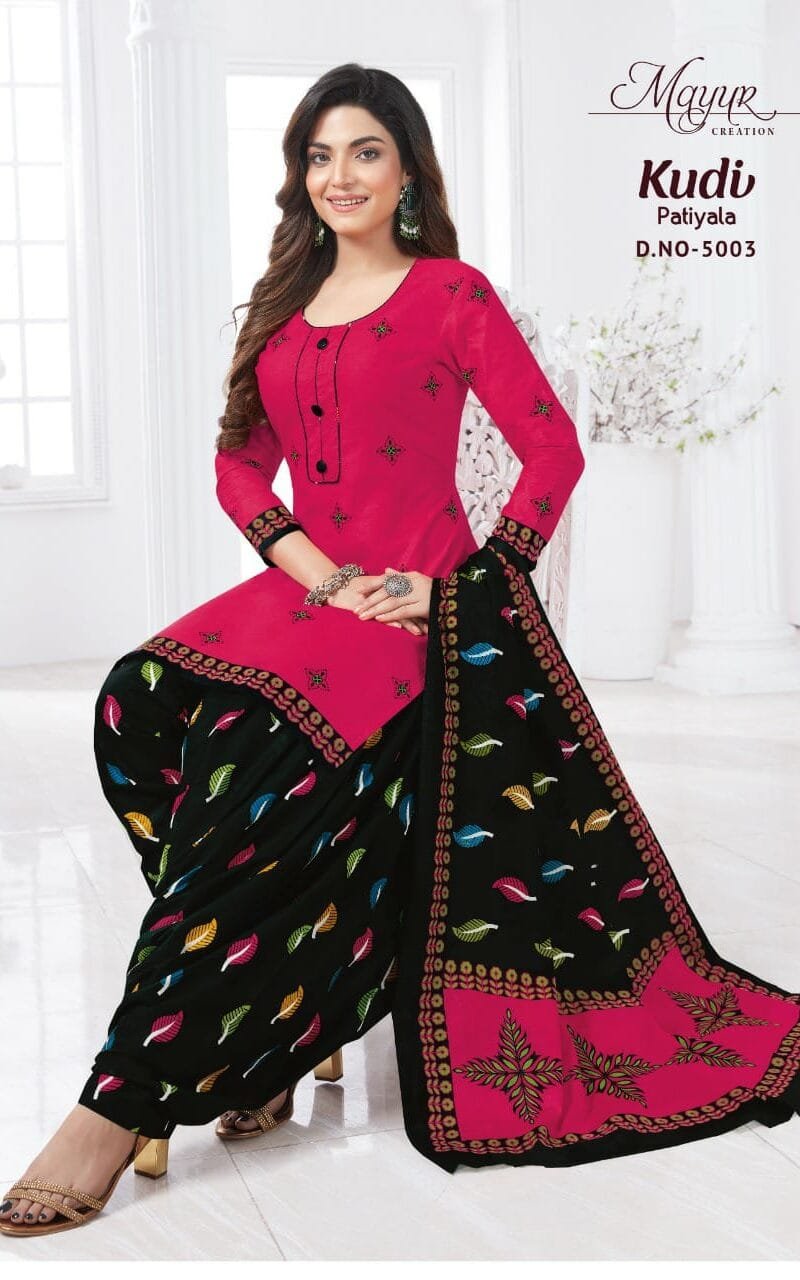 Mayur Kudi Patiyala Vol 5 Wholesale Cotton Dress Material