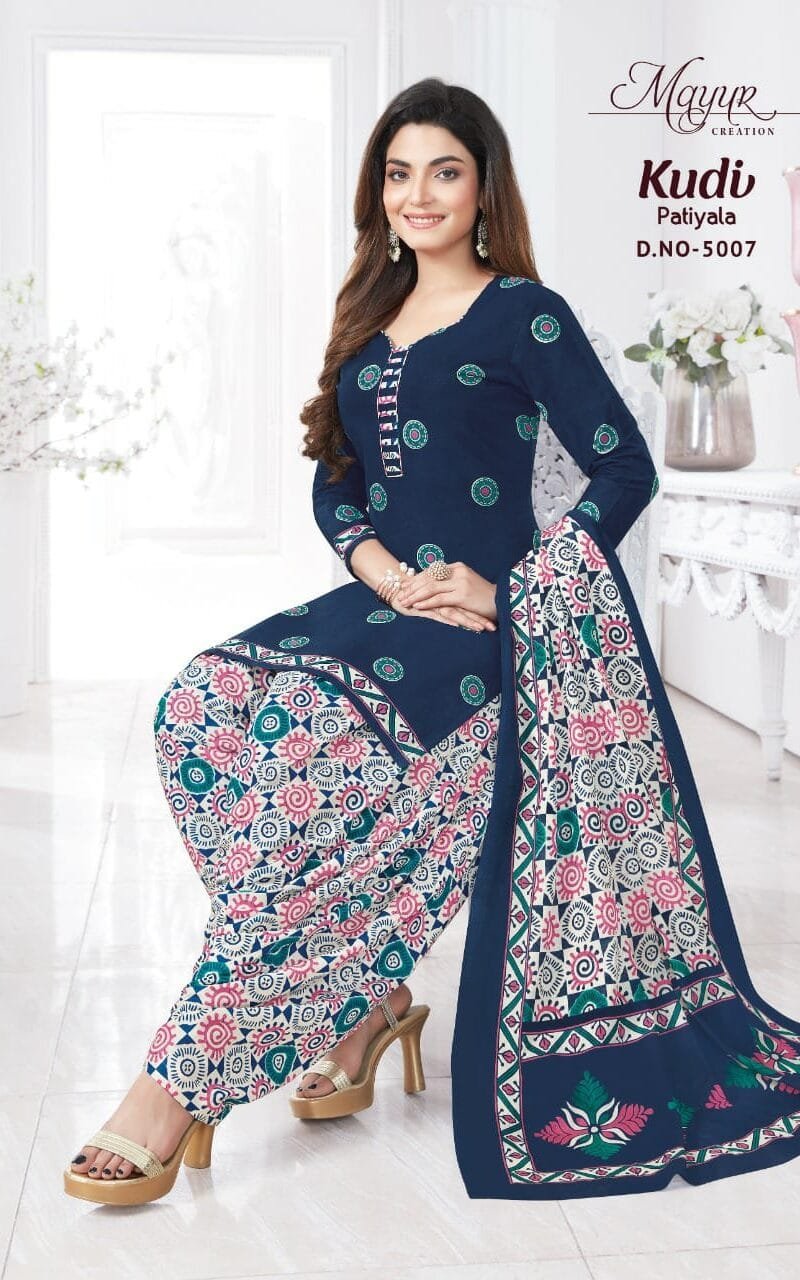 Mayur Kudi Patiyala Vol 5 Wholesale Cotton Dress Material
