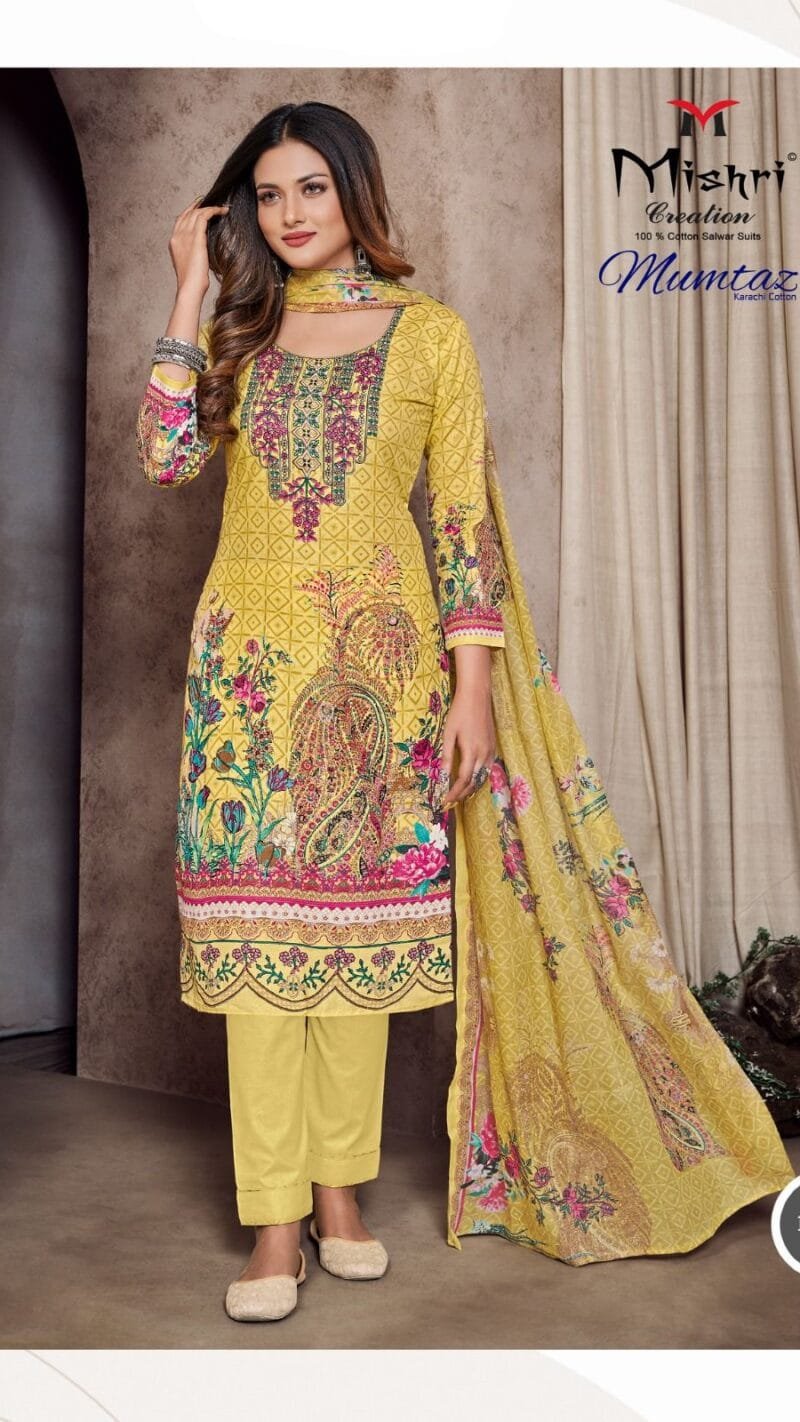 Mumtaz Vol 11 Mishri Creation Wholesale Cotton Dress Material
