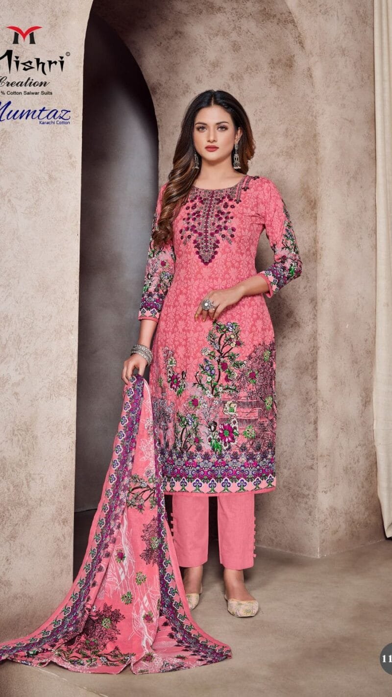 Mumtaz Vol 11 Mishri Creation Wholesale Cotton Dress Material