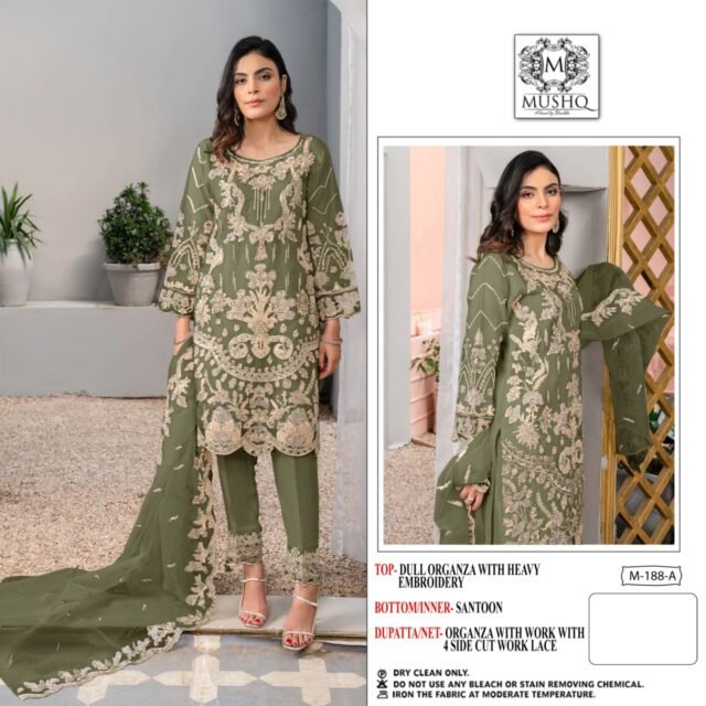 Mushq M 188 Wholesale Pakistani Salwar Suits