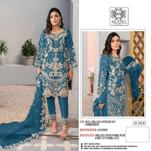 Mushq M 188 Wholesale Pakistani Salwar Suits
