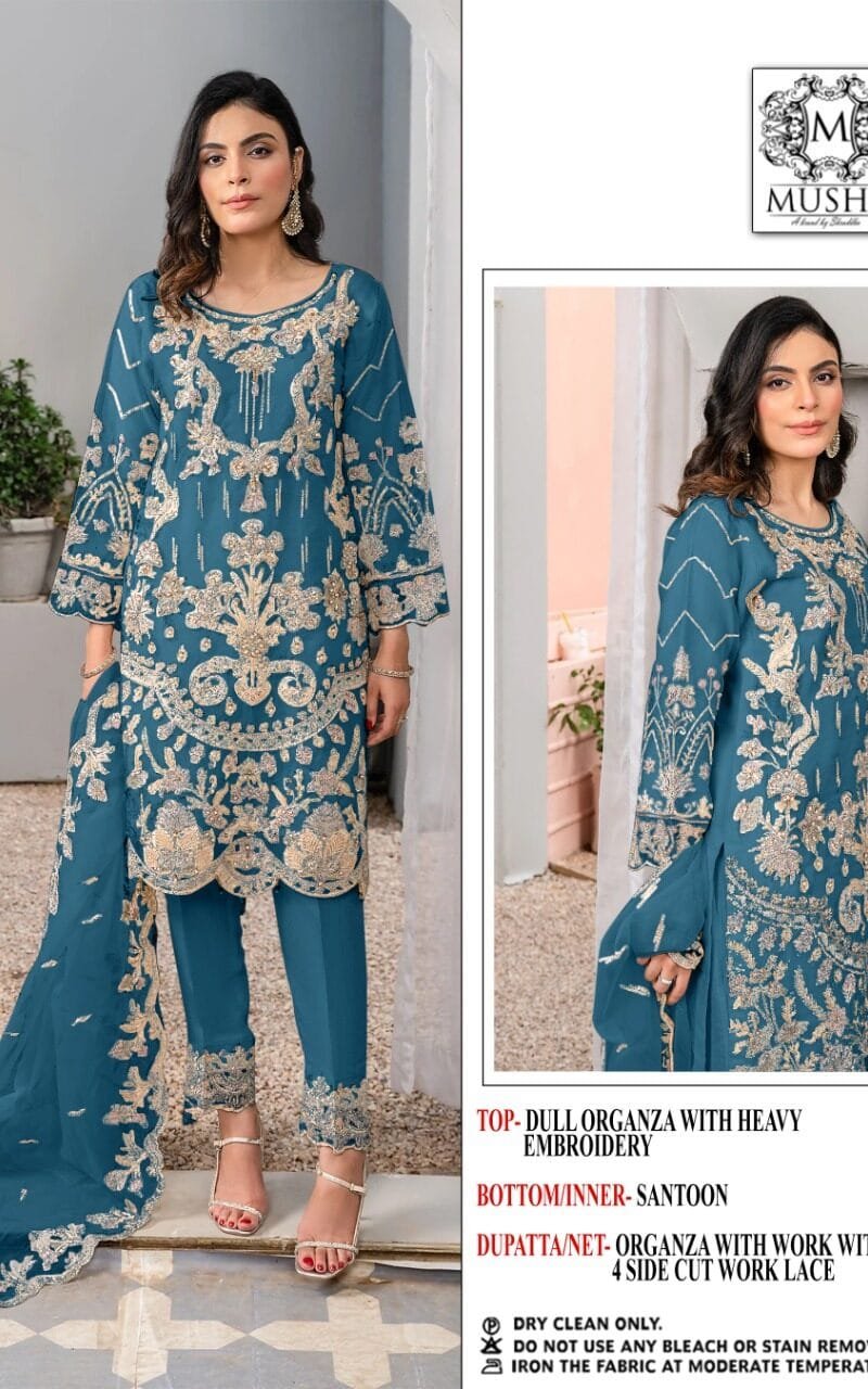 Mushq M 188 Wholesale Pakistani Salwar Suits