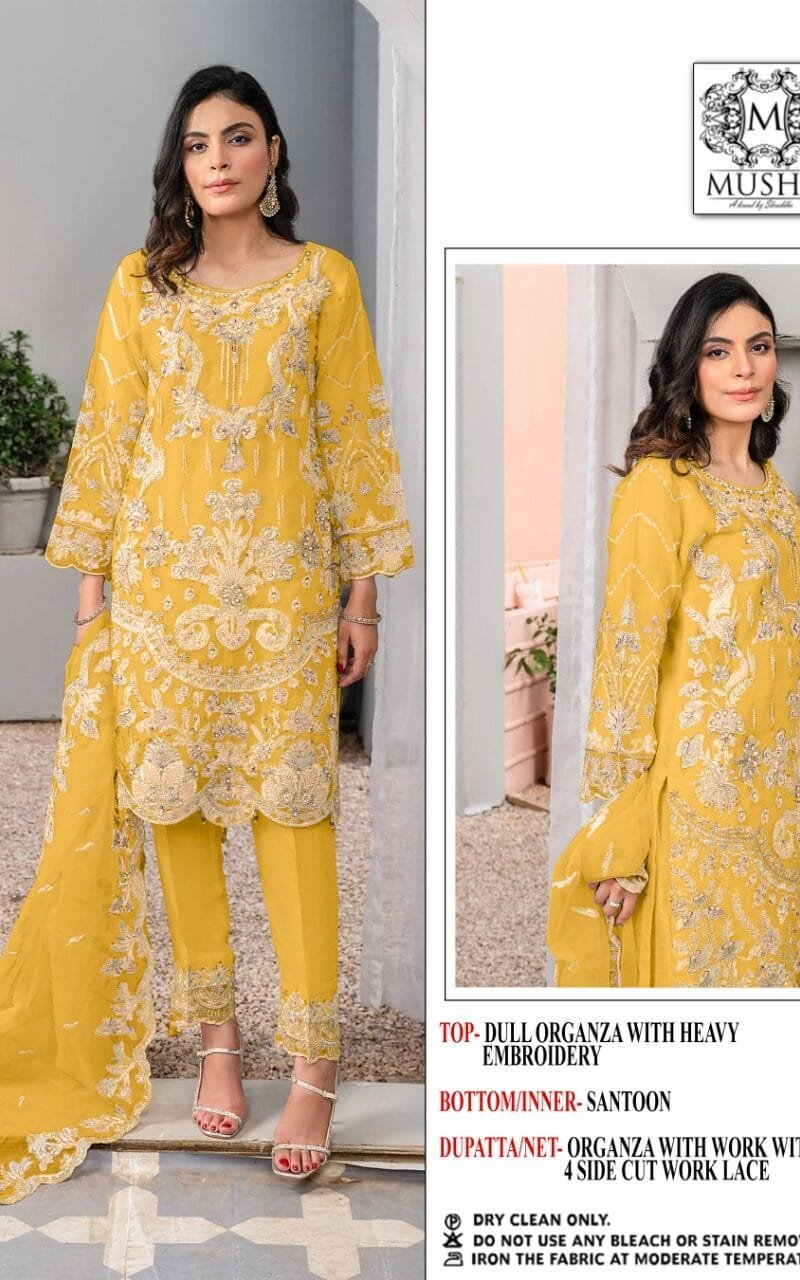 Mushq M 188 Wholesale Pakistani Salwar Suits