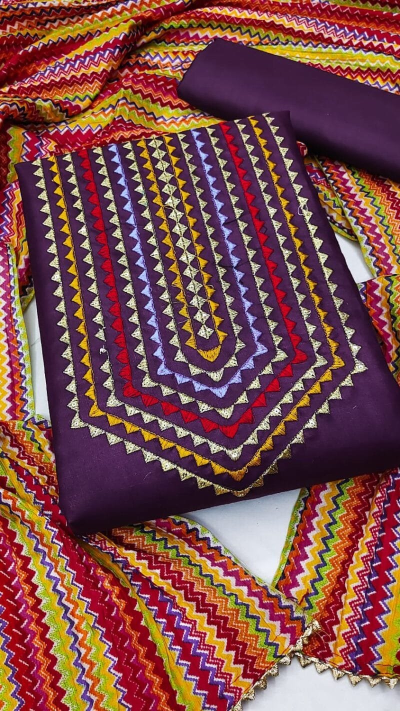 New Magic Slub Wholesale Dress Material