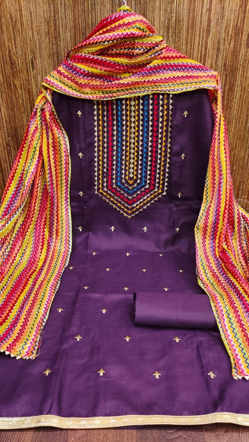 New Magic Slub Wholesale Dress Material