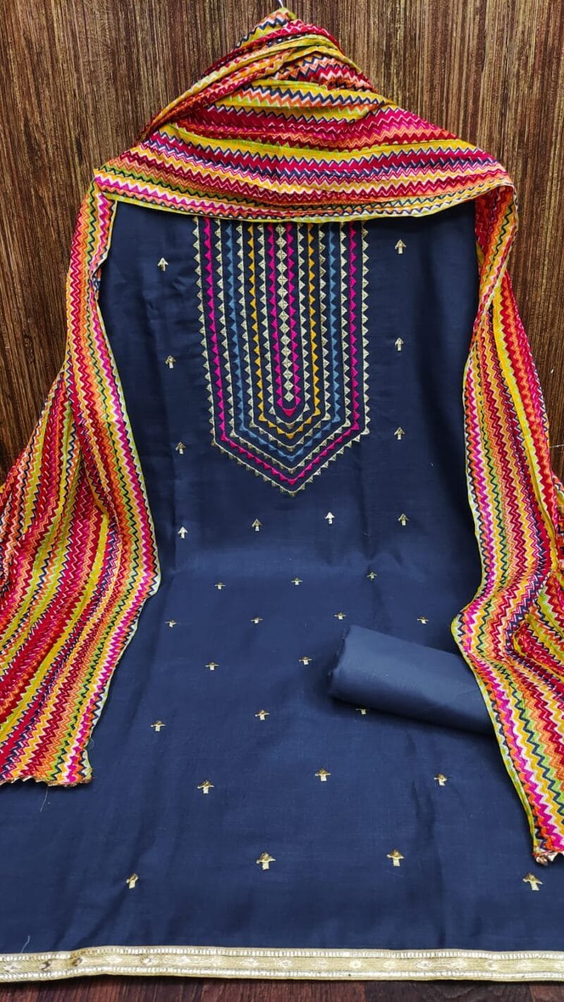 New Magic Slub Wholesale Dress Material