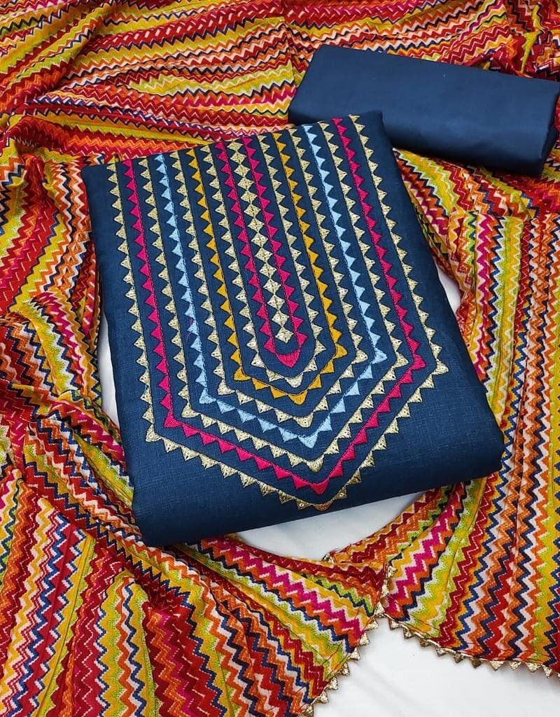 New Magic Slub Wholesale Dress Material