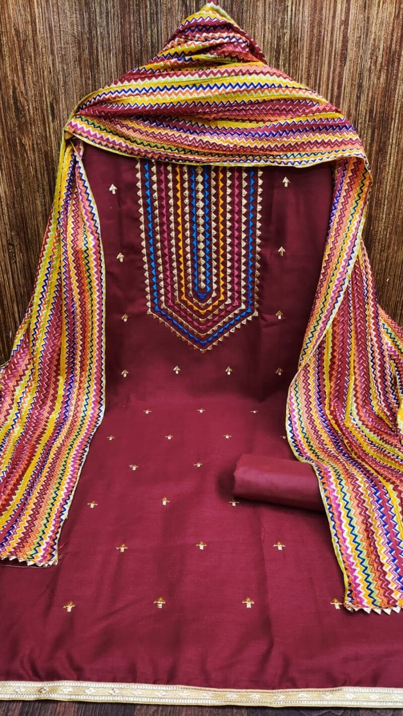 New Magic Slub Wholesale Dress Material