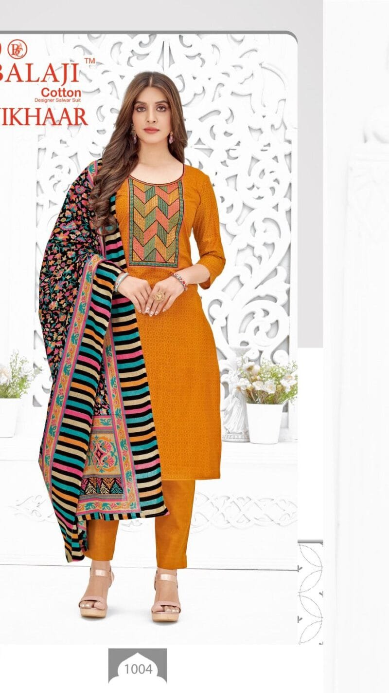 Nikhaar Balaji Cotton Wholesale Cotton Dress Material