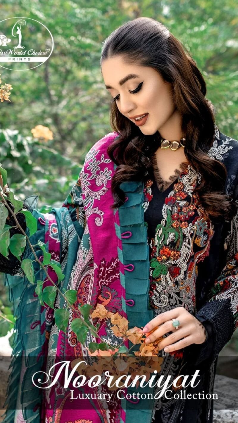 Nooraniyat Vol 1 Miss World Choice Wholesale Cotton Dress Material