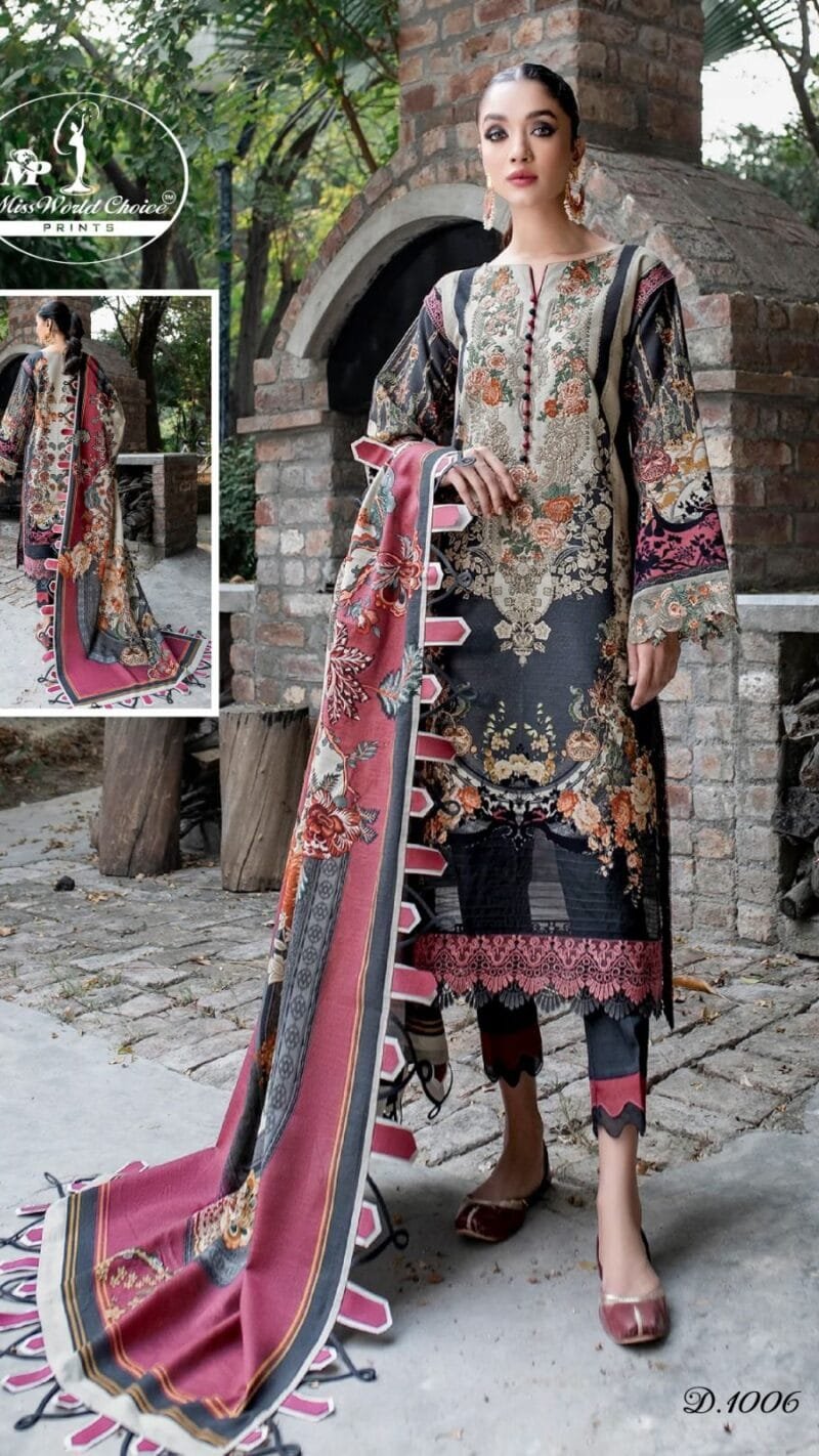 Nooraniyat Vol 1 Miss World Choice Wholesale Cotton Dress Material