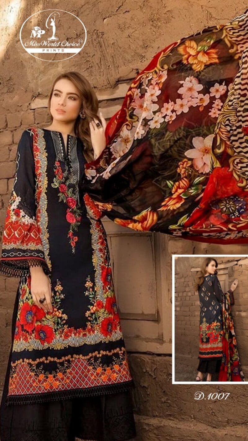 Nooraniyat Vol 1 Miss World Choice Wholesale Cotton Dress Material