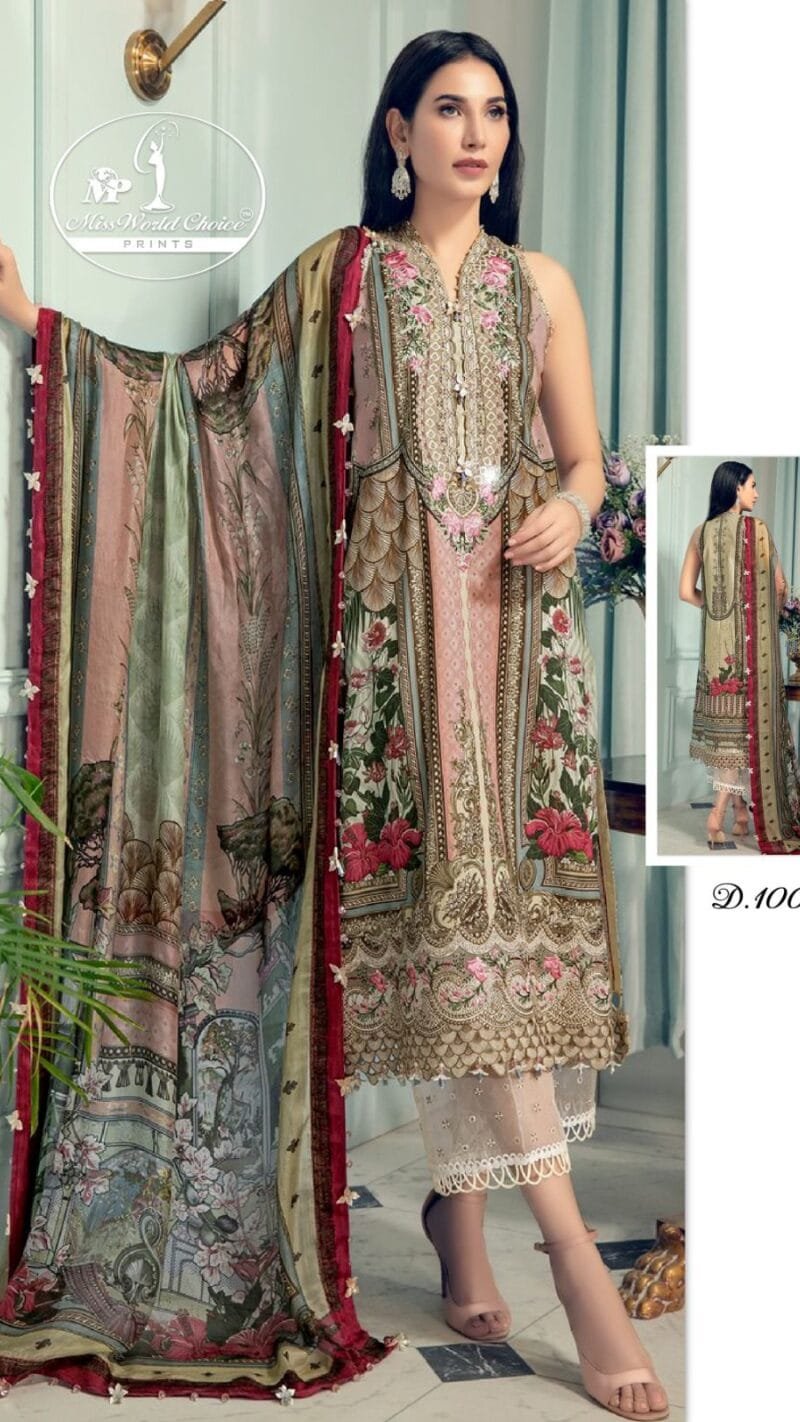 Nooraniyat Vol 1 Miss World Choice Wholesale Cotton Dress Material