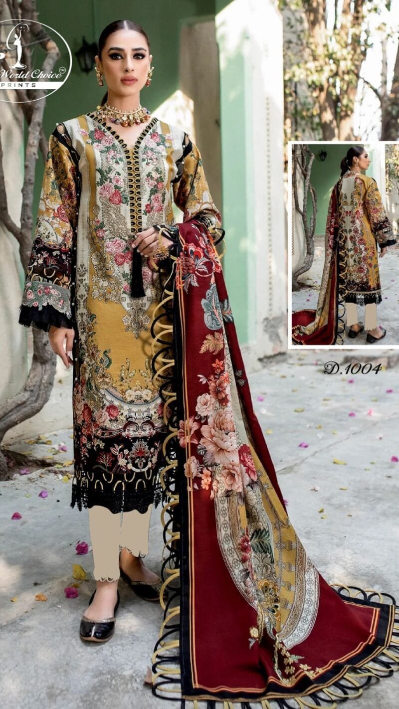 Nooraniyat Vol 1 Miss World Choice Wholesale Cotton Dress Material